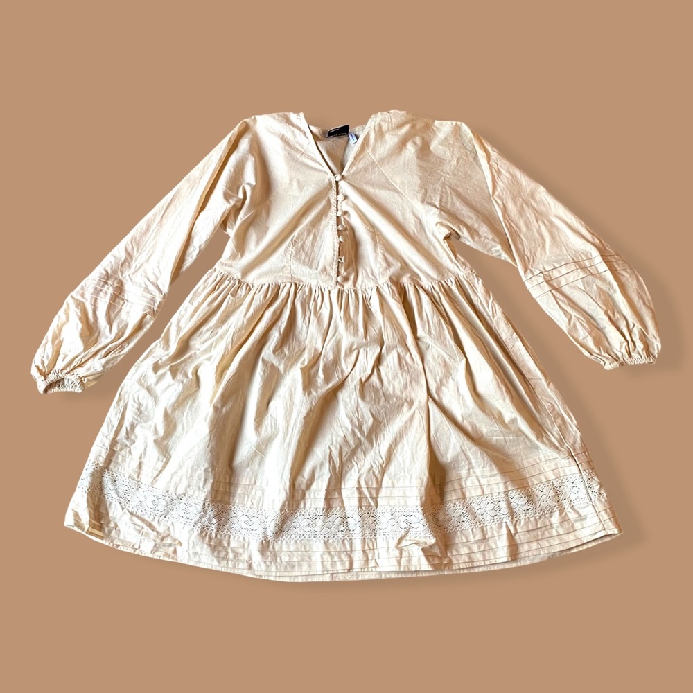CREAM FAIRYCORE / BOHO BABYDOLL DRESS